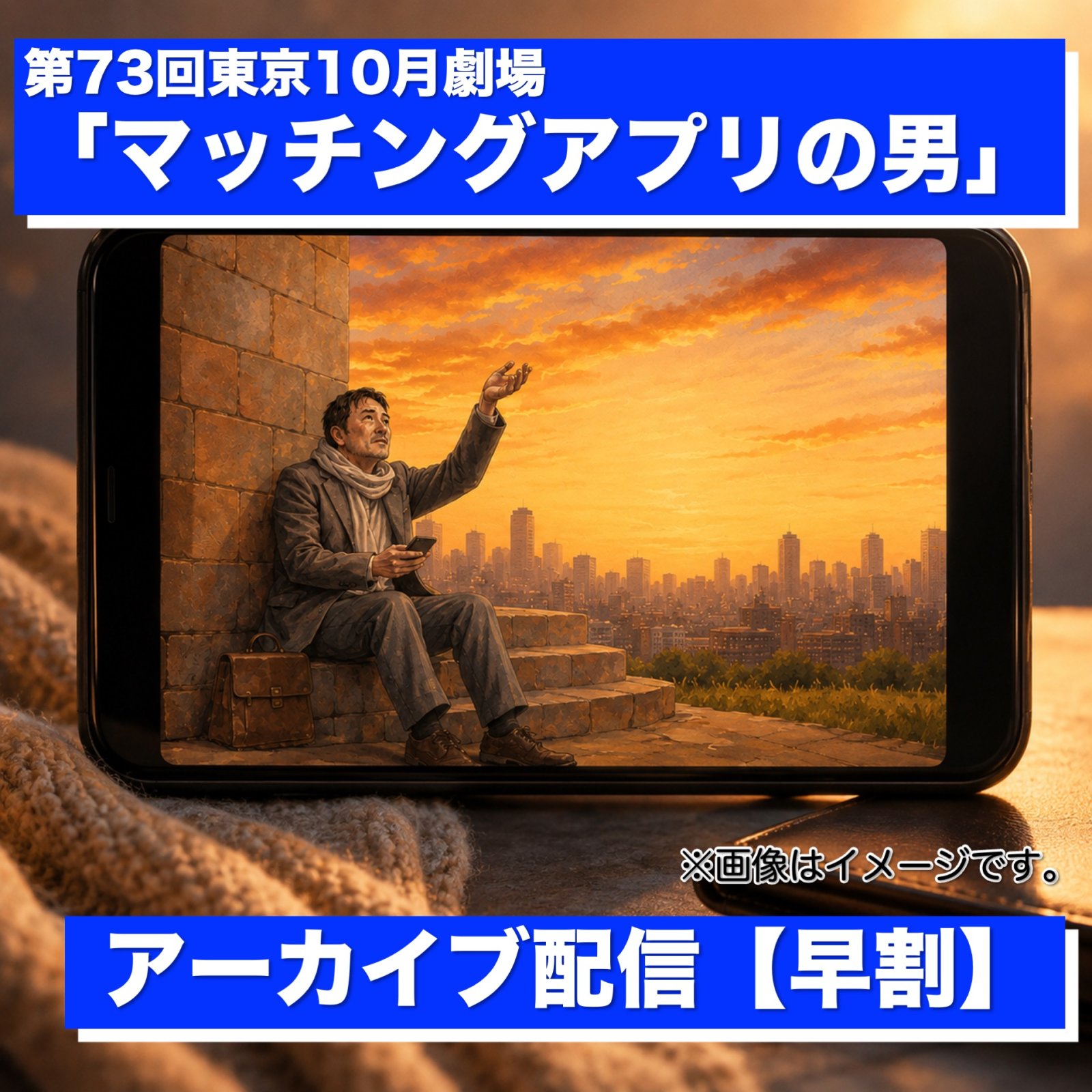 【予約販売】第73回東京10月劇場「マッチングアプリの男」アーカイブ配信
